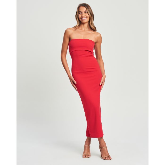 The Best Christmas Outfits To Rock This Holiday Season – Tussah Red Midi Dress