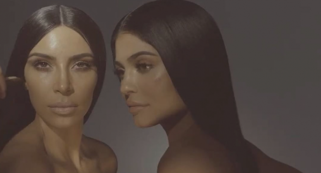 Kim and Kylie announce a makeup collaboration
