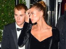 Hailey and Justin Bieber dressed to impress at his art gallery auction celebration