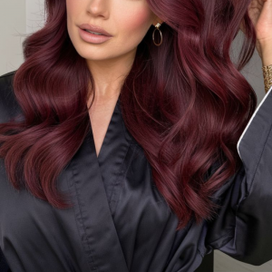 Cherry cola and copper hair colour trends 2025 — rich red and brunette shades popular in Australian salons