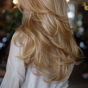 Long Luxe Layers haircut trend effortless glam look