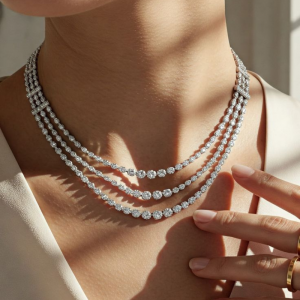 Layered diamond necklaces Australian jewellery trend 2025